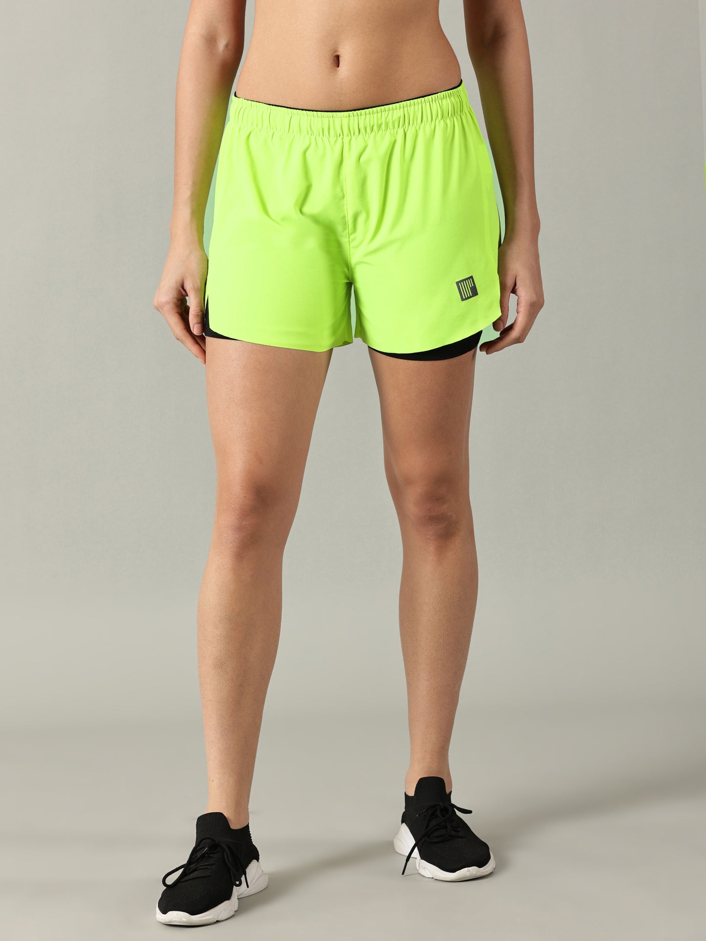 women 2-in-1 Distance Shorts with Tights, 5 inch