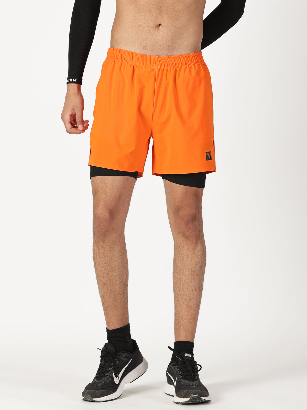 2-in-1 Distance Shorts with Tights, 5 inch