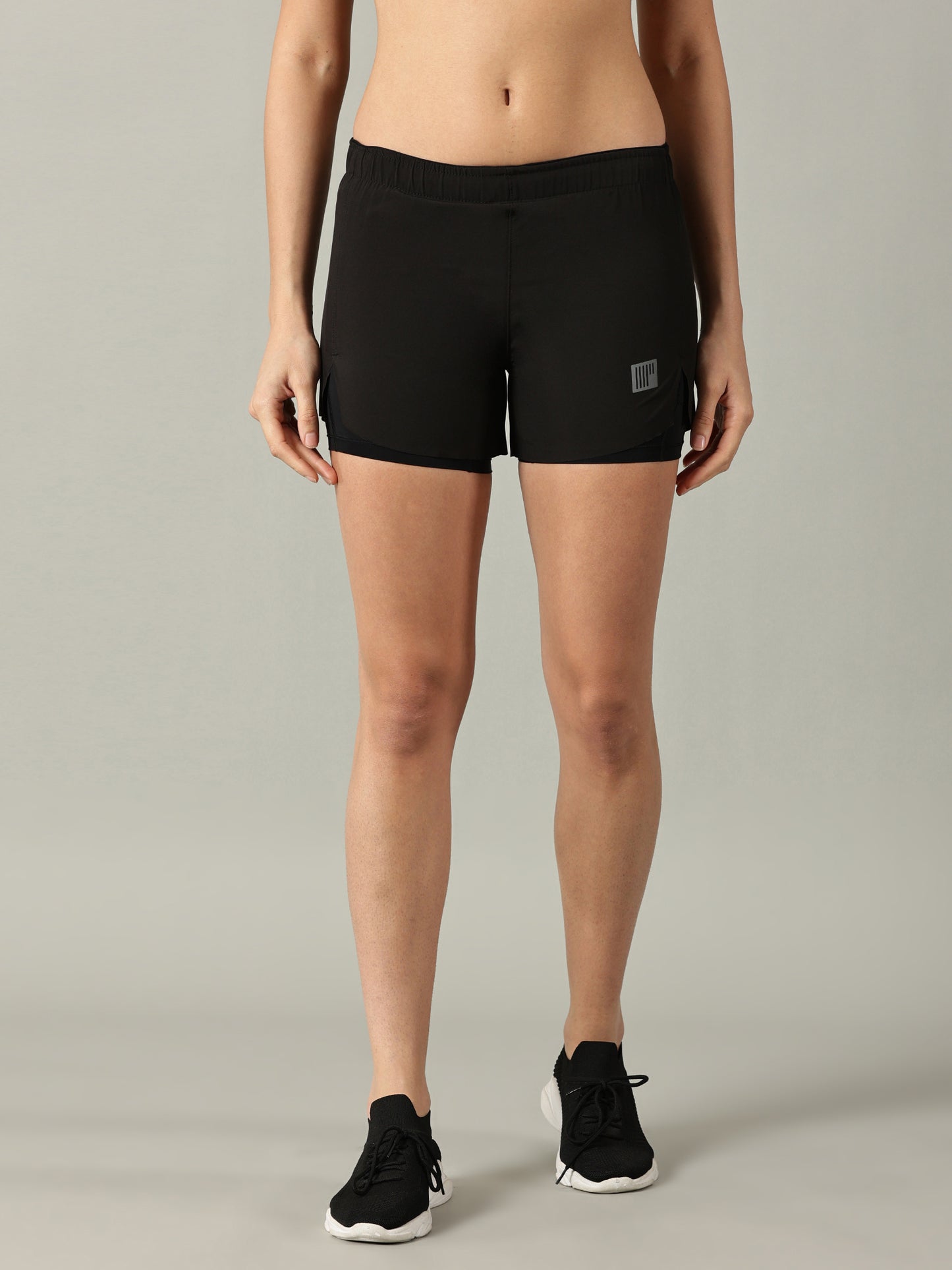 women 2-in-1 Distance Shorts with Tights, 5 inch