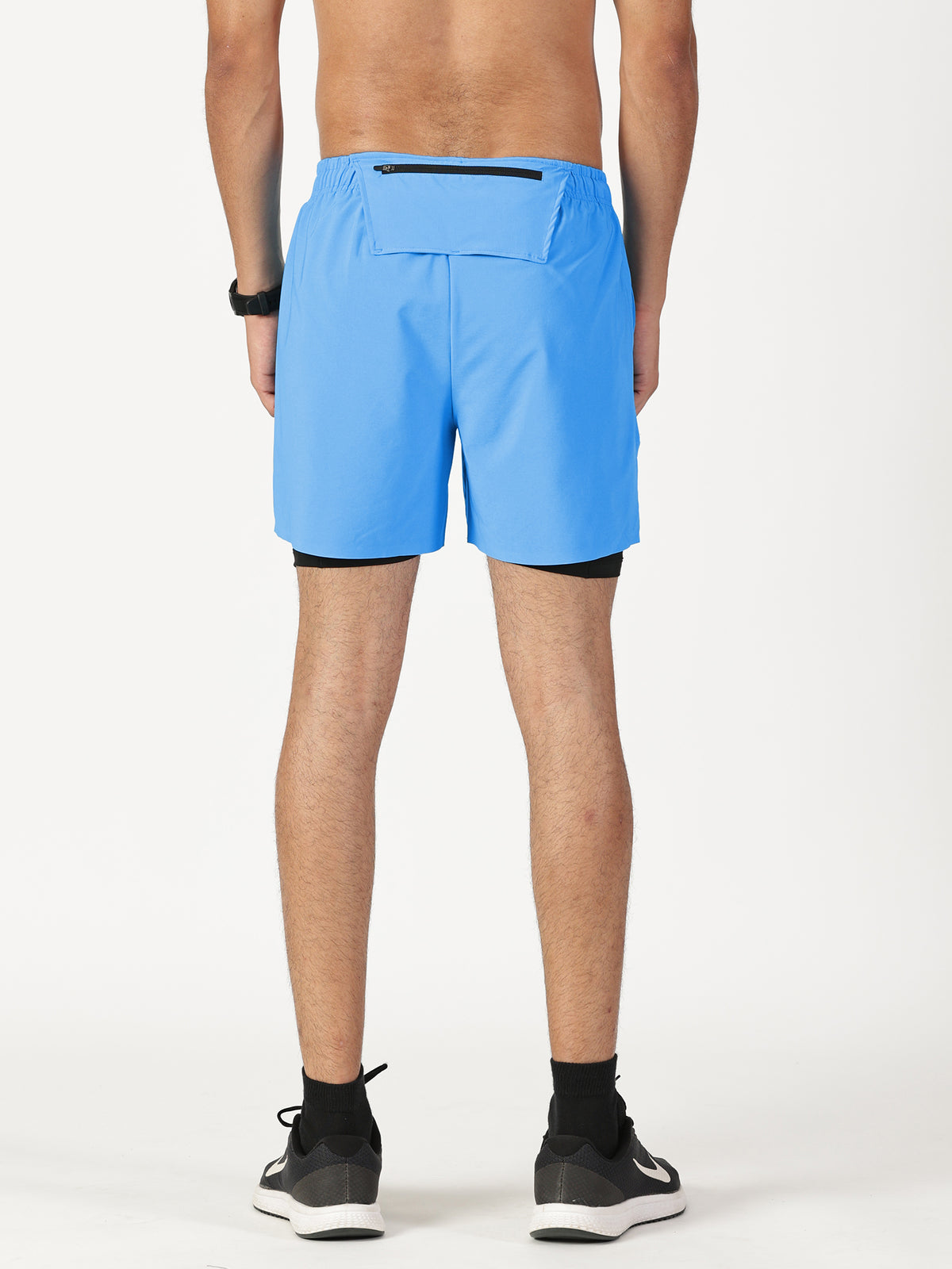 2-in-1 Distance Shorts with Tights, 5 inch