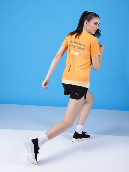 Women Running Tee - Cute