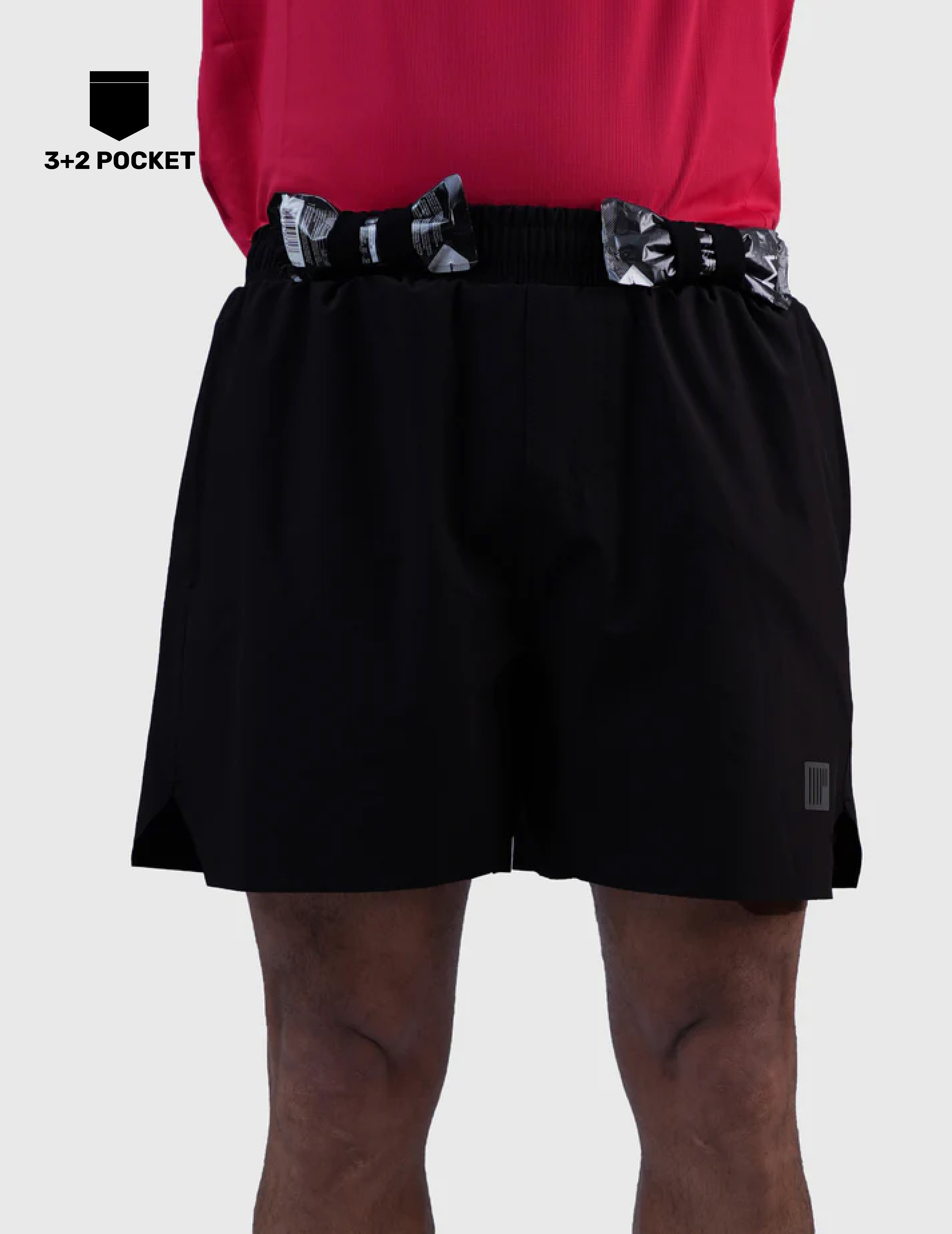 ウォーキング・ランニングウェア On Running Distance Shorts 2-in-1 Black_a921c09f-73a8-450e-847b-