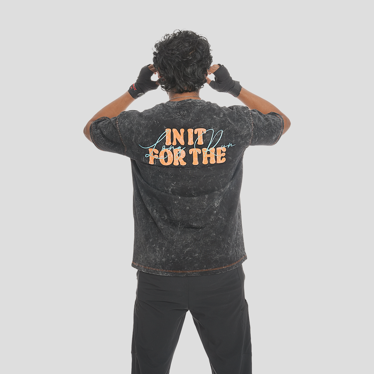 Bold back graphic print